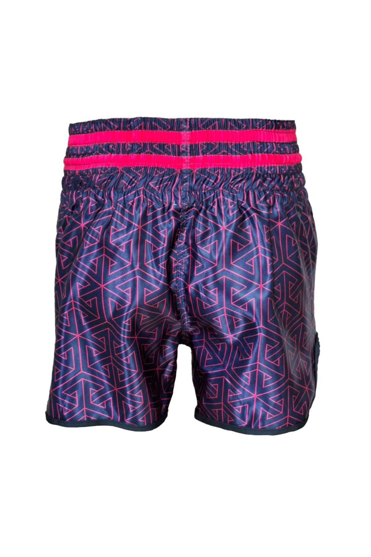 Dragondo-MT3442 Muay Thai Kick Boxing Shorts - Neon Pink, Digital Printed 3
