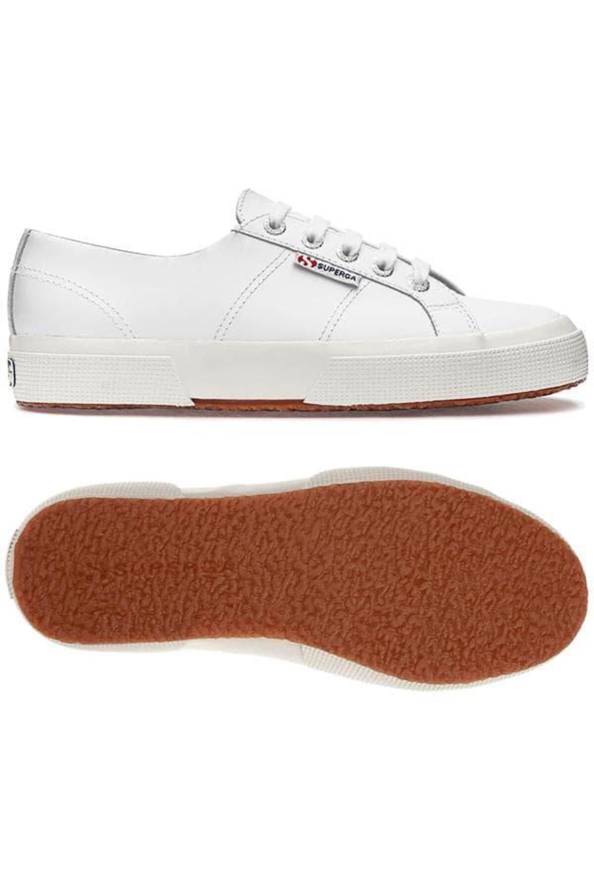 کفش کتانی سفید زنانه ناپا 2750 بدون خط Superga