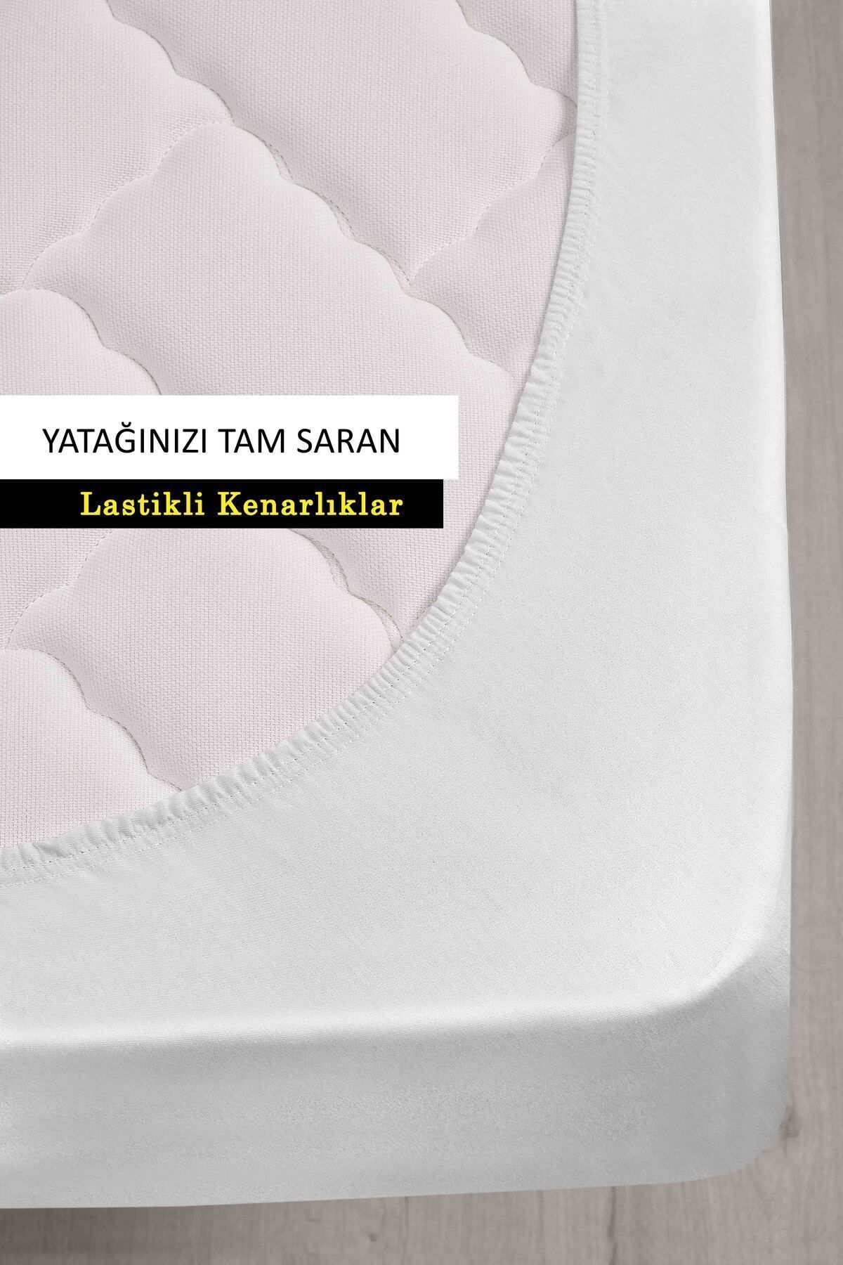 Micro Classic Sıvı Su Geçirmez Fitted Full Kenar Tek Çift Kişilik Bebek Çocuk Yatak Koruyucu Alezi
