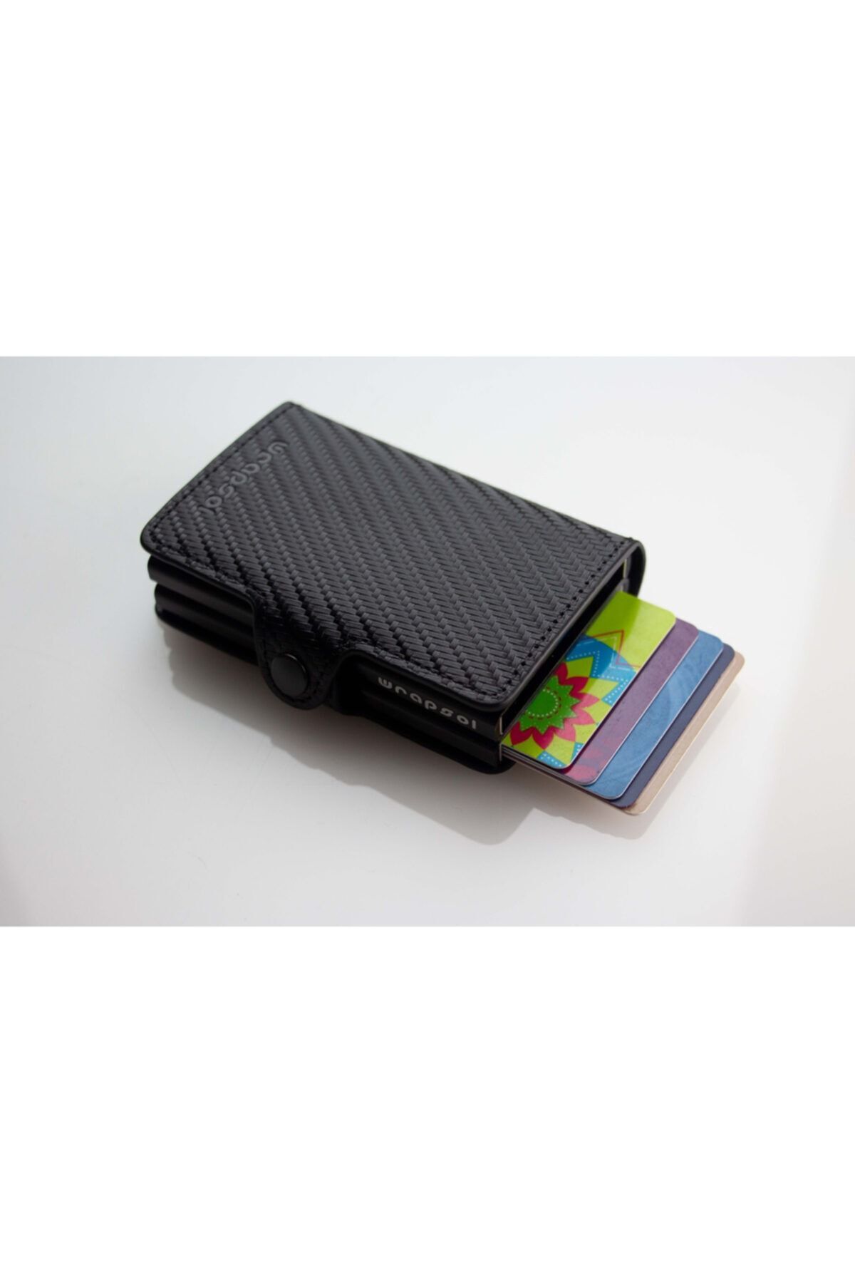 کیف پول مردانه مشکی Wrapsol | WRT08 اورجینال - تصویر 3