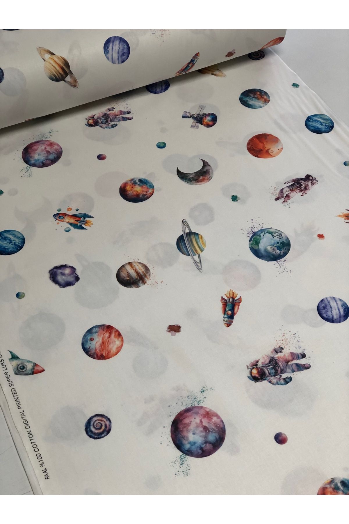 Sefaoğlu tekstil-Poplin Fabric Single Sheet and Pillowcase - Digital Print 4