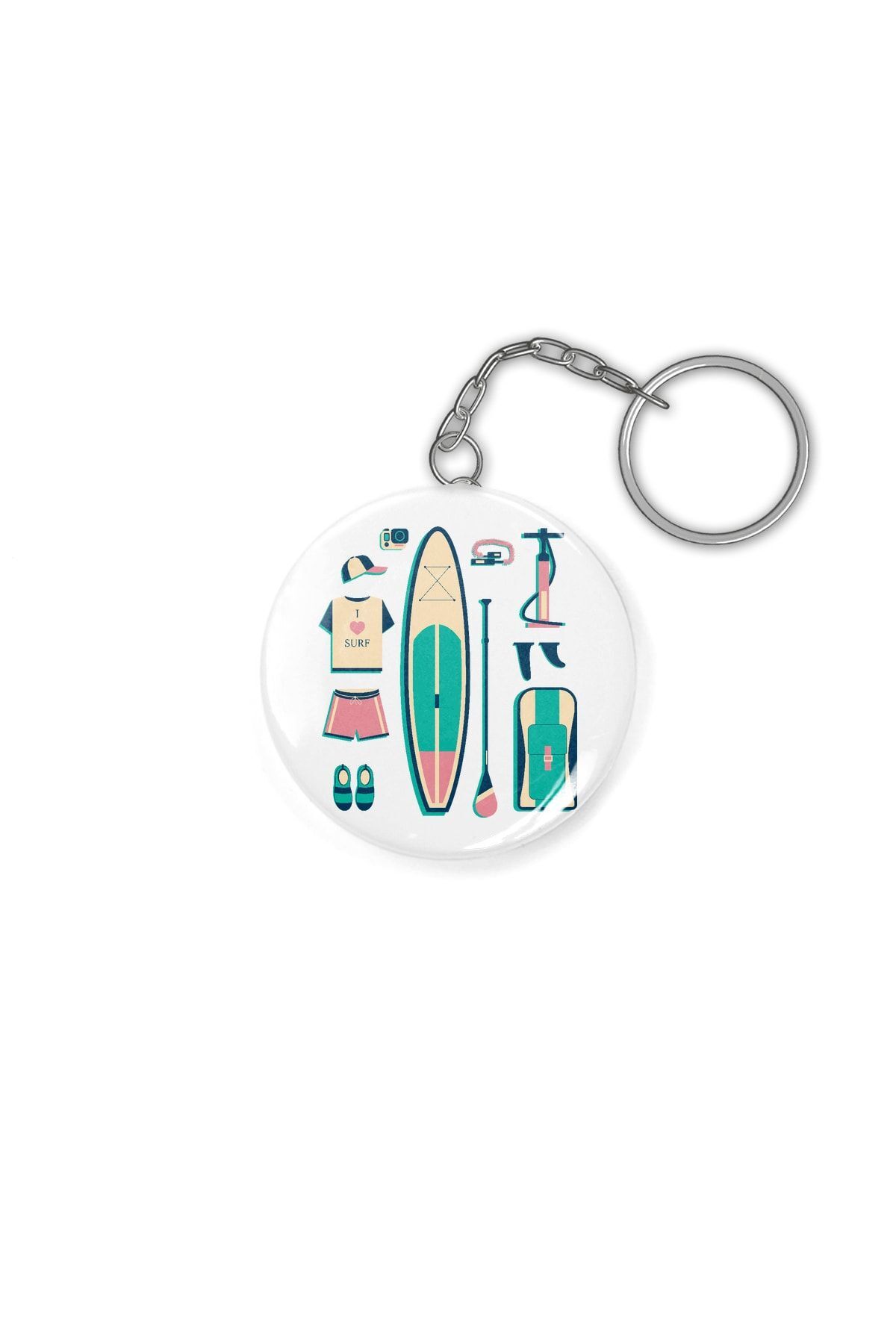 Stand-up Paddleboards Set Keychain