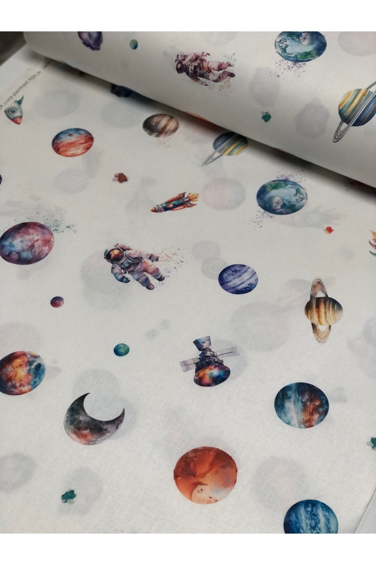 Sefaoğlu tekstil-Poplin Fabric Single Sheet and Pillowcase - Digital Print 1