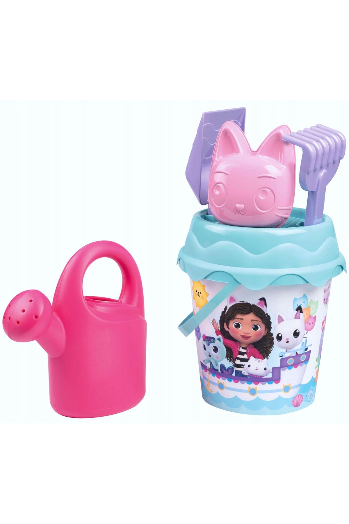 Spinmaster-SMOBY 862176 Gabby - Medium Size Sandmobile and Bucket with Additional Bucket and Accessories 1
