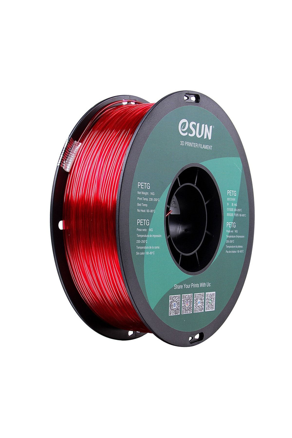eSun 1,75 Mm Petg Magenta Filament (1 KG)