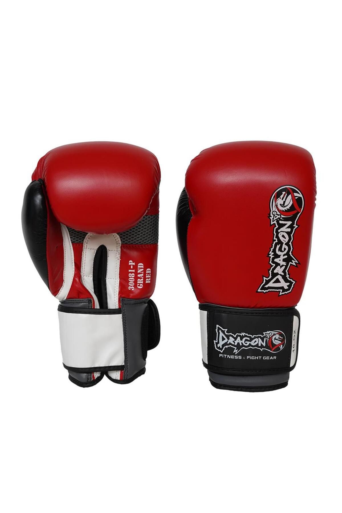 دستکش بوکس قرمز مردانه و زنانه های بزرگ 30081 P GRAND BOXING MUAY THAI KICK Dragondo