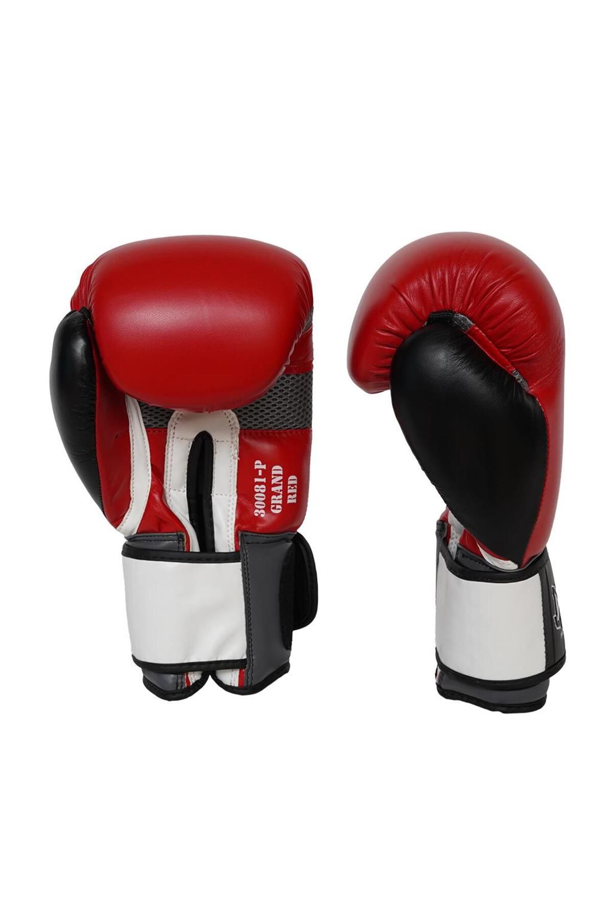 دستکش بوکس قرمز مردانه و زنانه های بزرگ 30081 P GRAND BOXING MUAY THAI KICK Dragondo