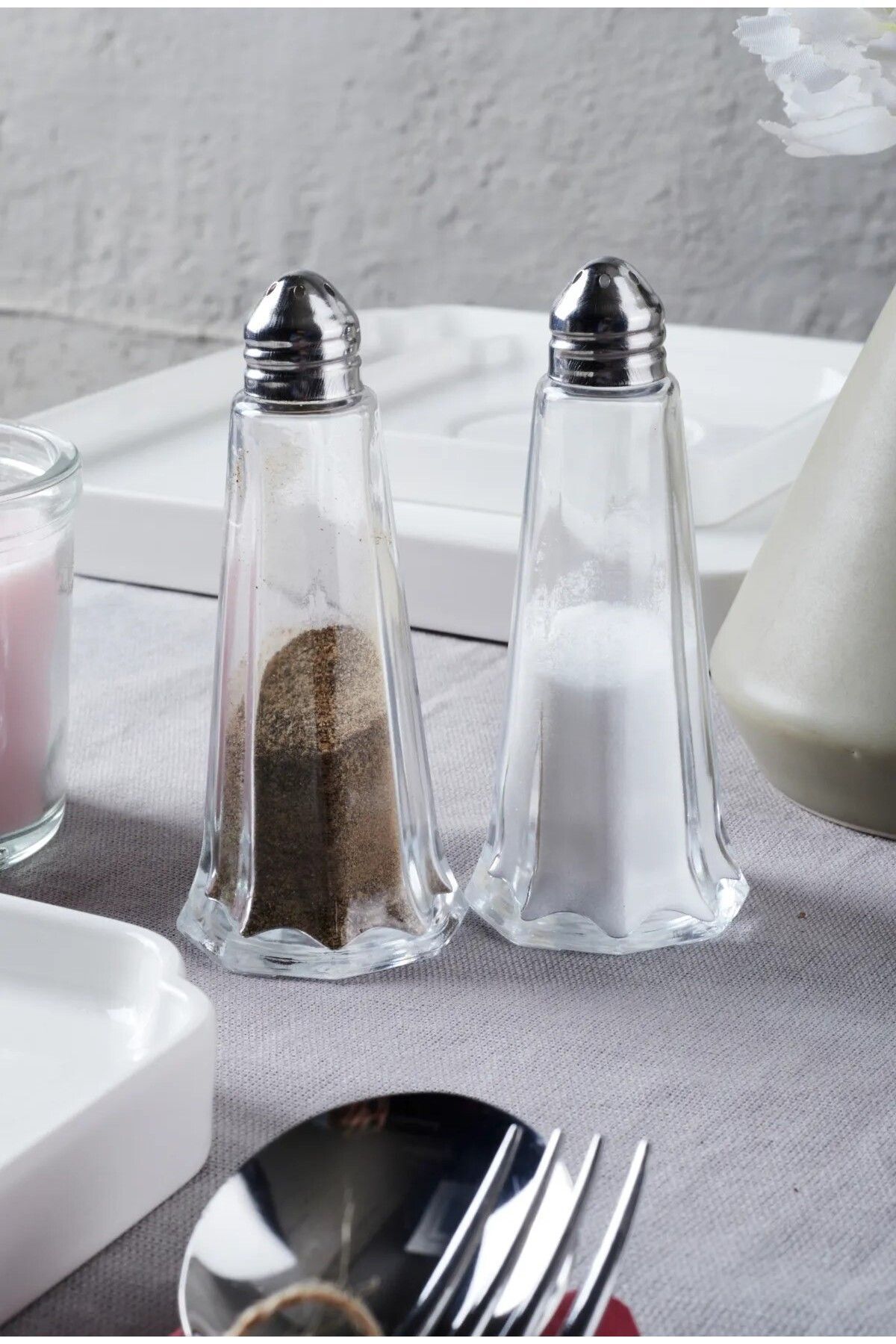 Karçiçeği Home Salty Cam 2`li Tuzluk