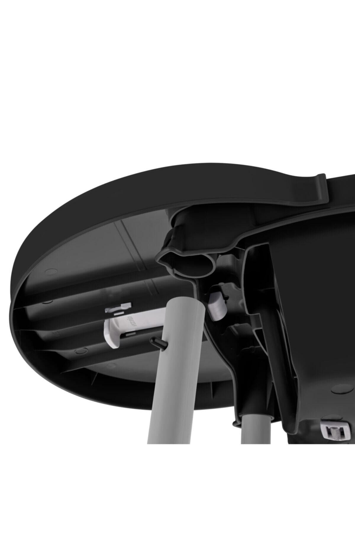 Bebeck Daisy Siyah Mama Sandalyesi Minderli fotoğrafı 2 (önizleme)