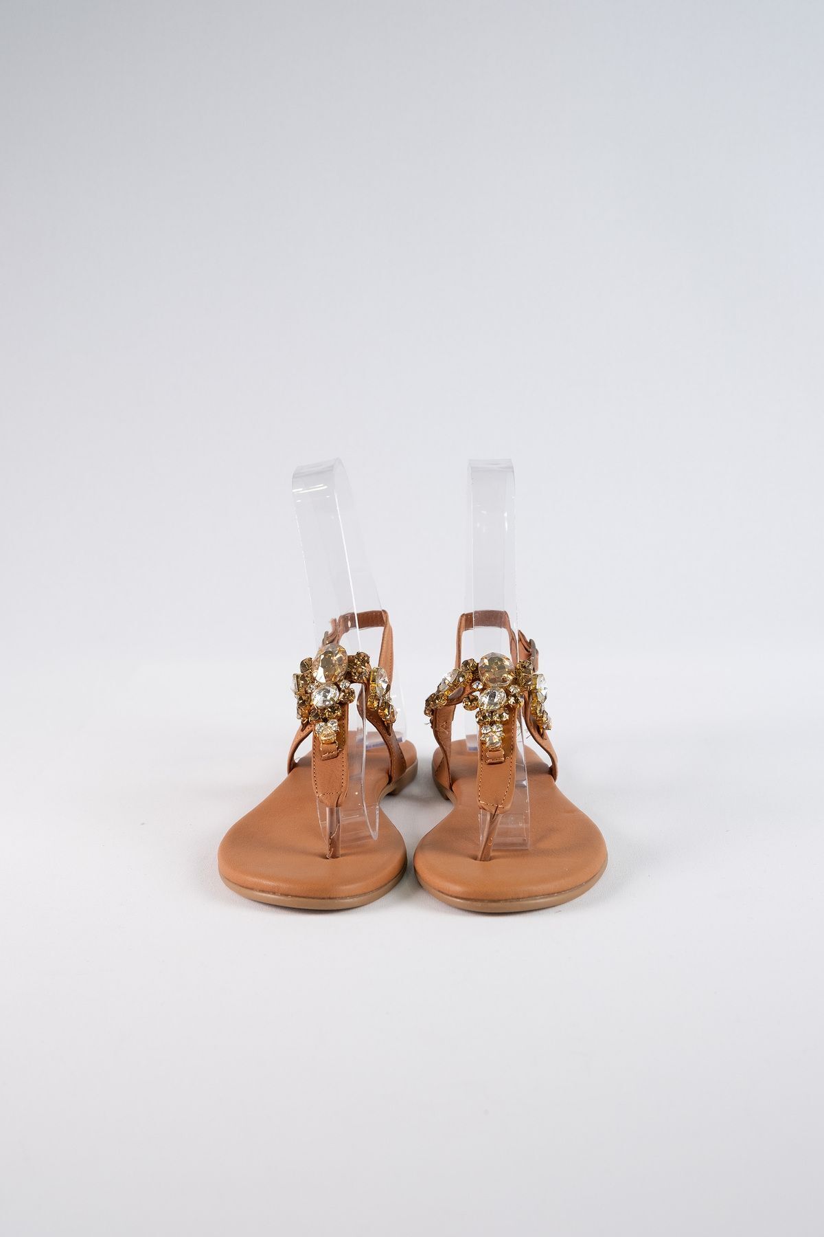 صندل زنانه قهوه ای Oblavion | TXAB8626451135 اورجینال - تصویر 5