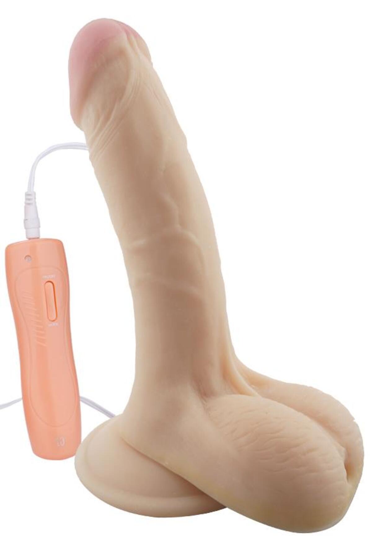 Deri Kemerli 20 Cm 10 Mod Titreşim Ten Hissiyatı Takma Dildo Belden Bağlamalı Realistik Vibratör 3