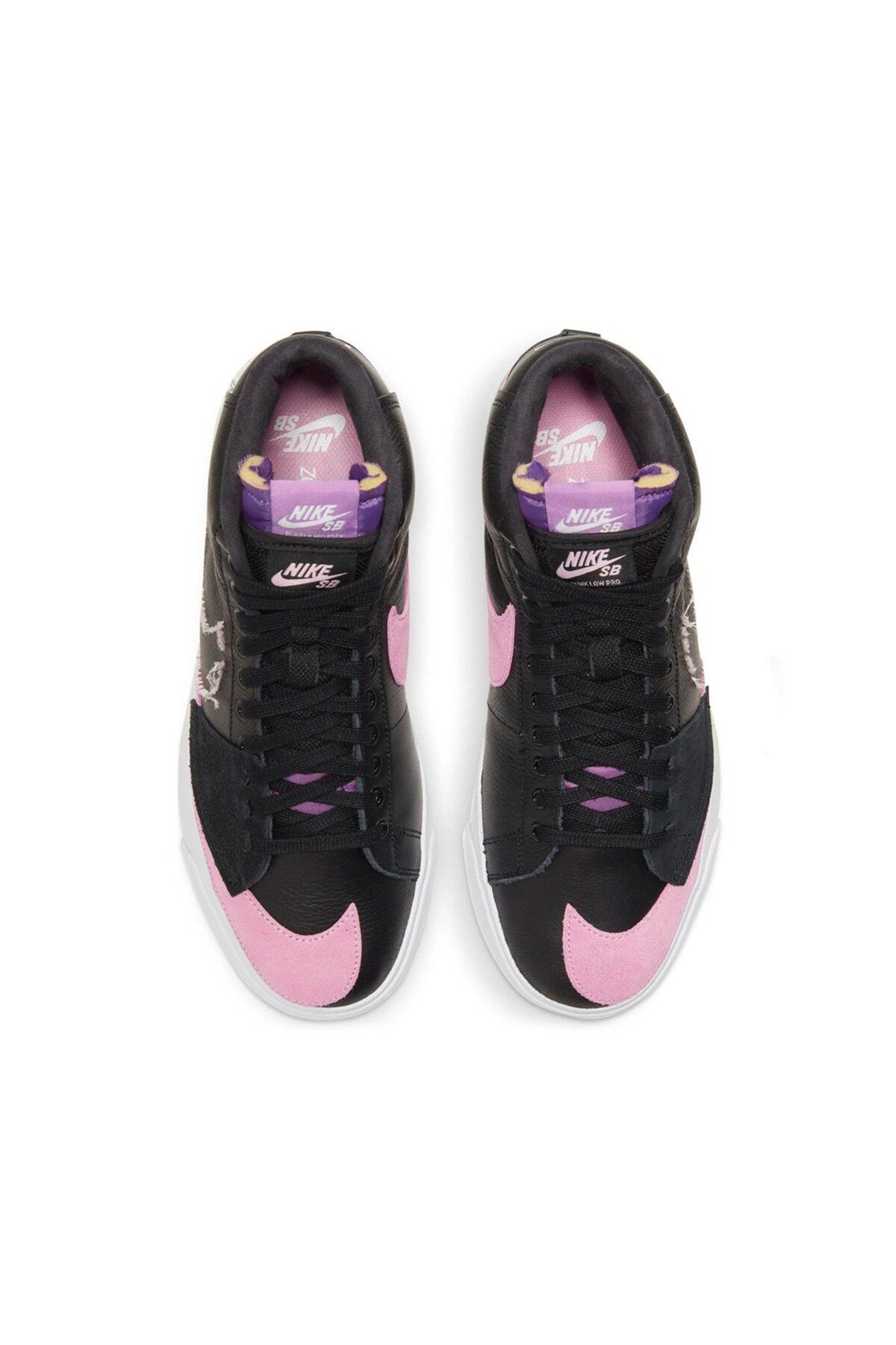 اسنیکر طلایی مردانه SB Zoom Blazer Mid Edge کفش Nike