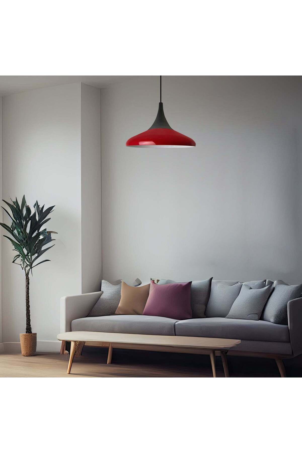 Bamyum-Paladin Pendelleuchte - 35 cm Metal Hängelampe, Rote Lampe 3