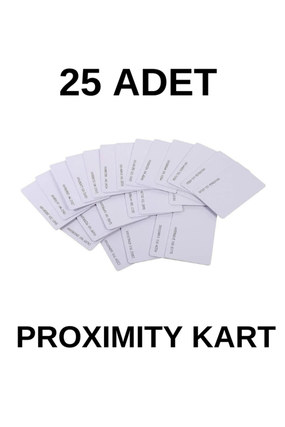 LANSAN Rfıd Şifreli Kapı Kilidi Kartlı Geçiş Proxımıty Kart 25li/25 Adet