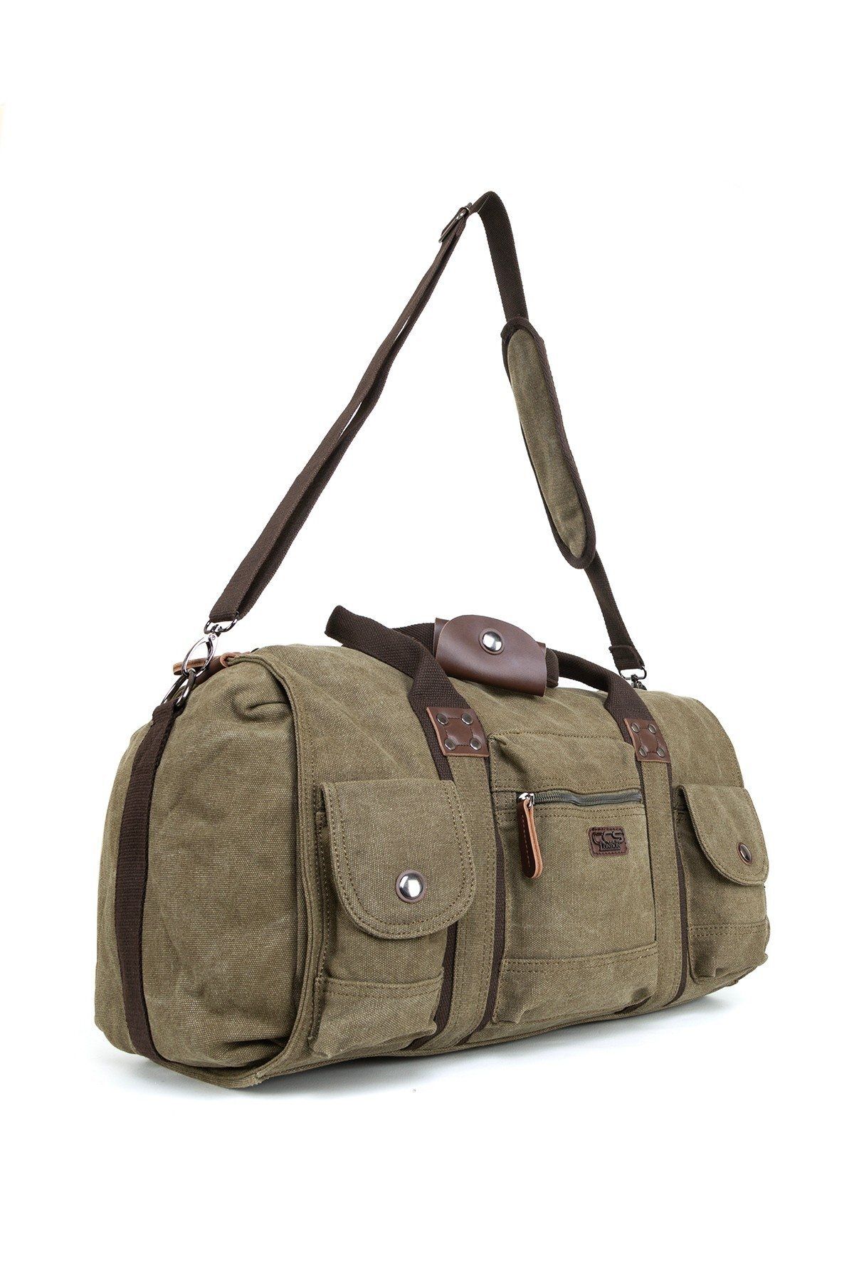 Necati Çanta-Elegance and Function Anywhere Canvas Fabric Multi-Functional Bag for Travel, Daily and Sports 4