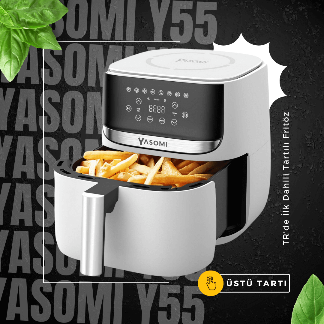 Yasomi Y55 Airfryer Fritöz (Beyaz)