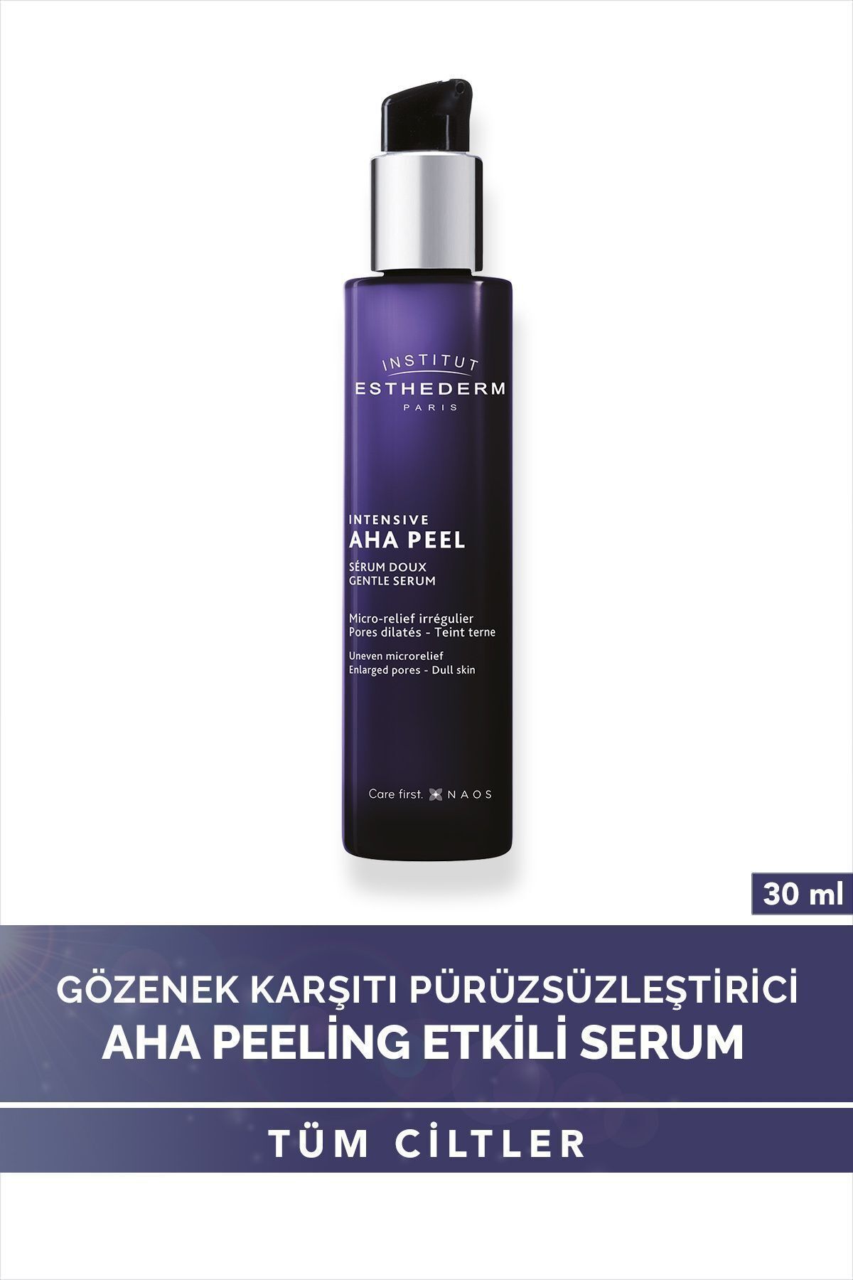 INSTITUT ESTHEDERM Intensiv Aha Peel Gentle Serum Сыворотка для ухода за лицом с обновляющим и разглаживающим эффектом 30 мл 3461020014144