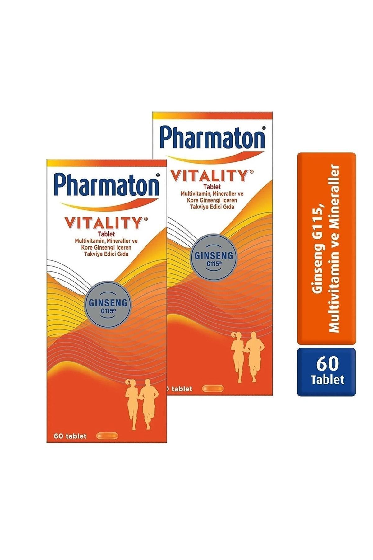 Pharmaton Vitality 60 таблеток 2 шт. 8699809190146X2