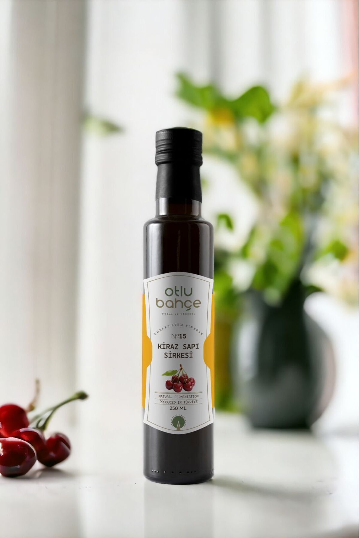 Kiraz Sapı Sirkesi, Cherry Stalk Vinegar, Stipites Cerasarum 250ml.