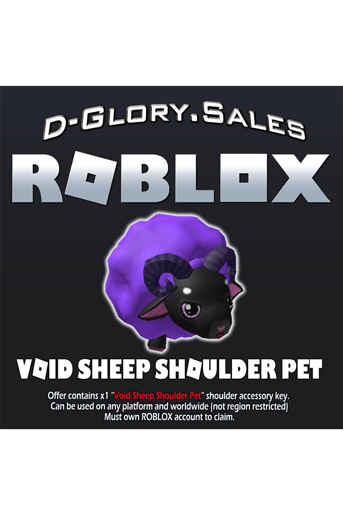 Roblox : Void Sheep Shoulder Pet - Roblox Key