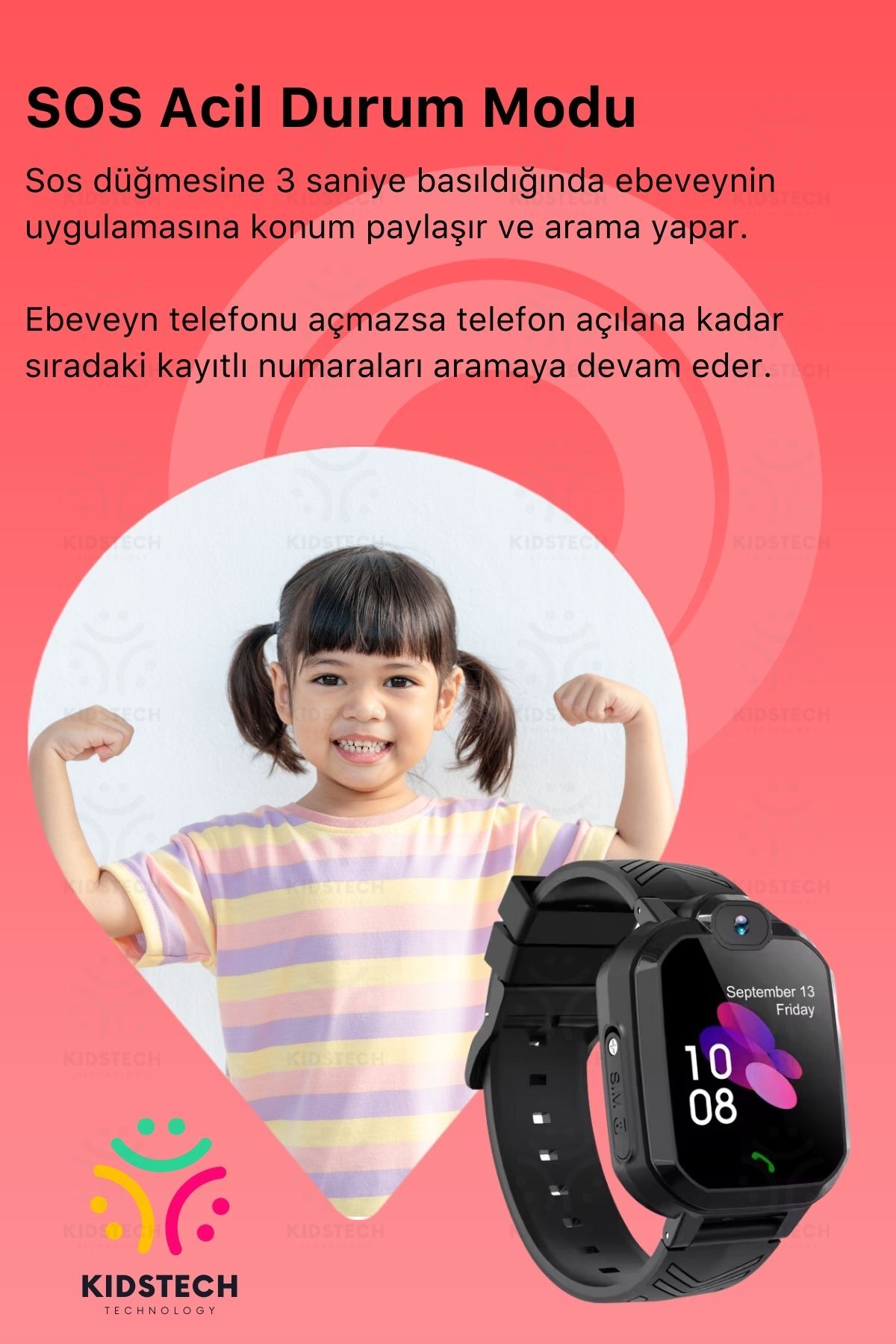 Çocuklar İçin GPS Konum BTK Kayıtlı Sim Kartlı Çocuk Takip Ortam Dinleme Kameralı Q20 Akıllı Saat