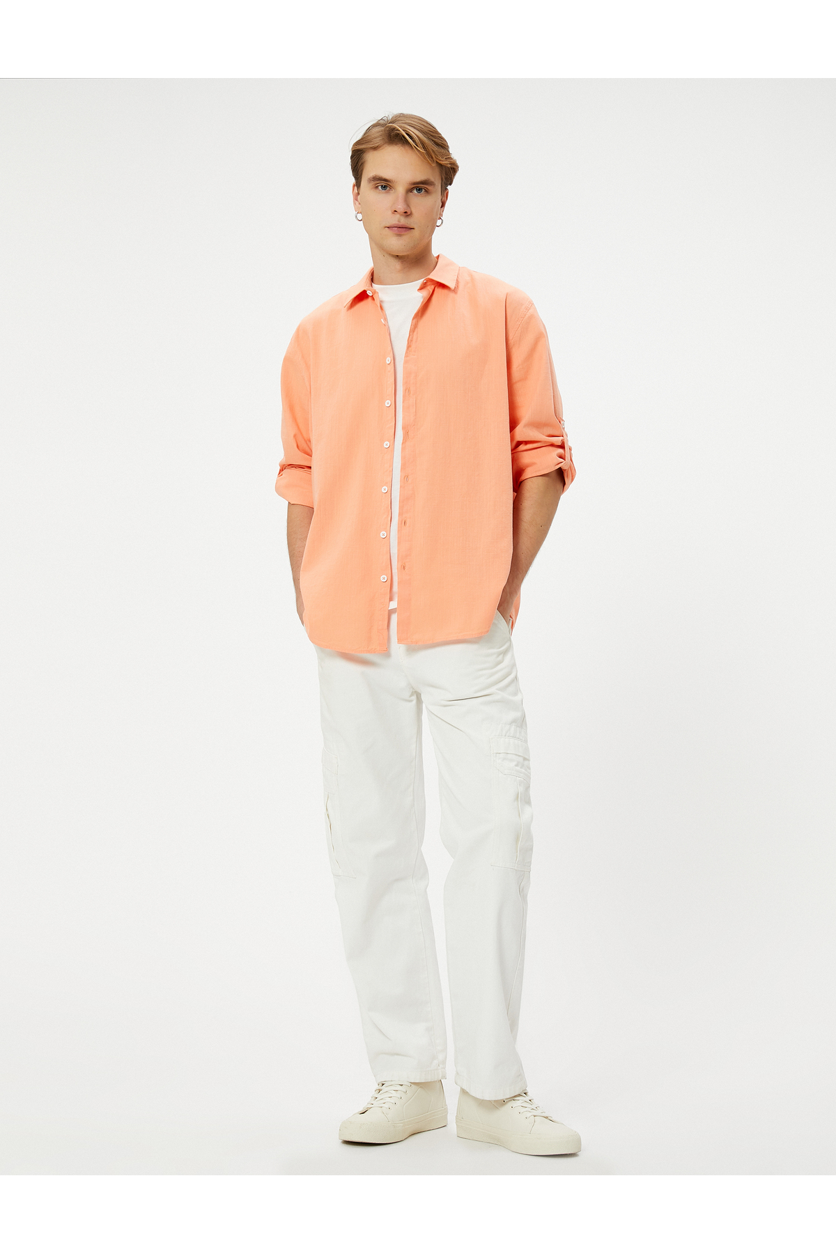 پیراهن مردانه کوتون | 4SAM60054HW Koton - Image 2