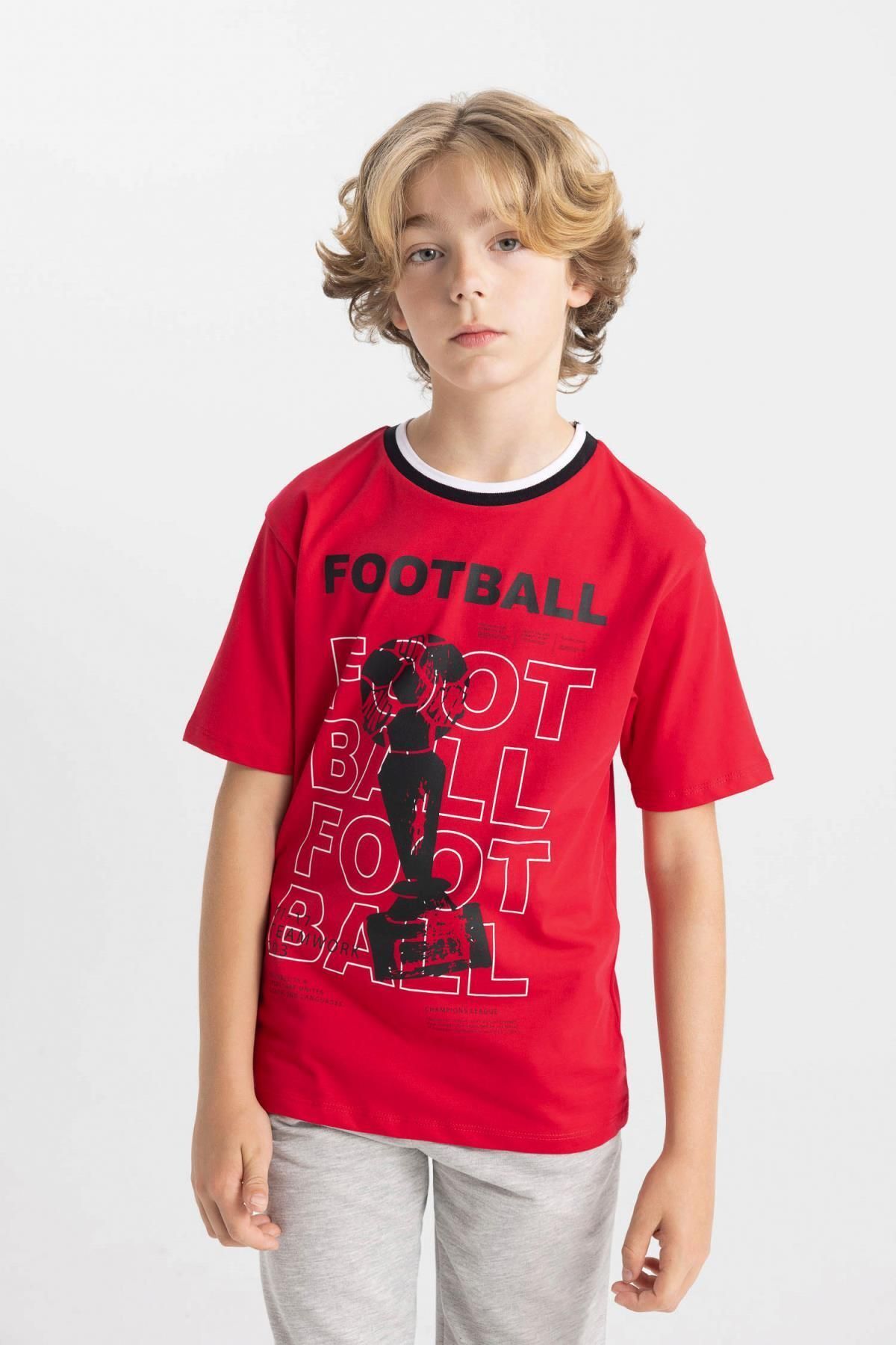 تی شرت پسرانه دفاکتو | C6500A824HS Defacto - Image 3