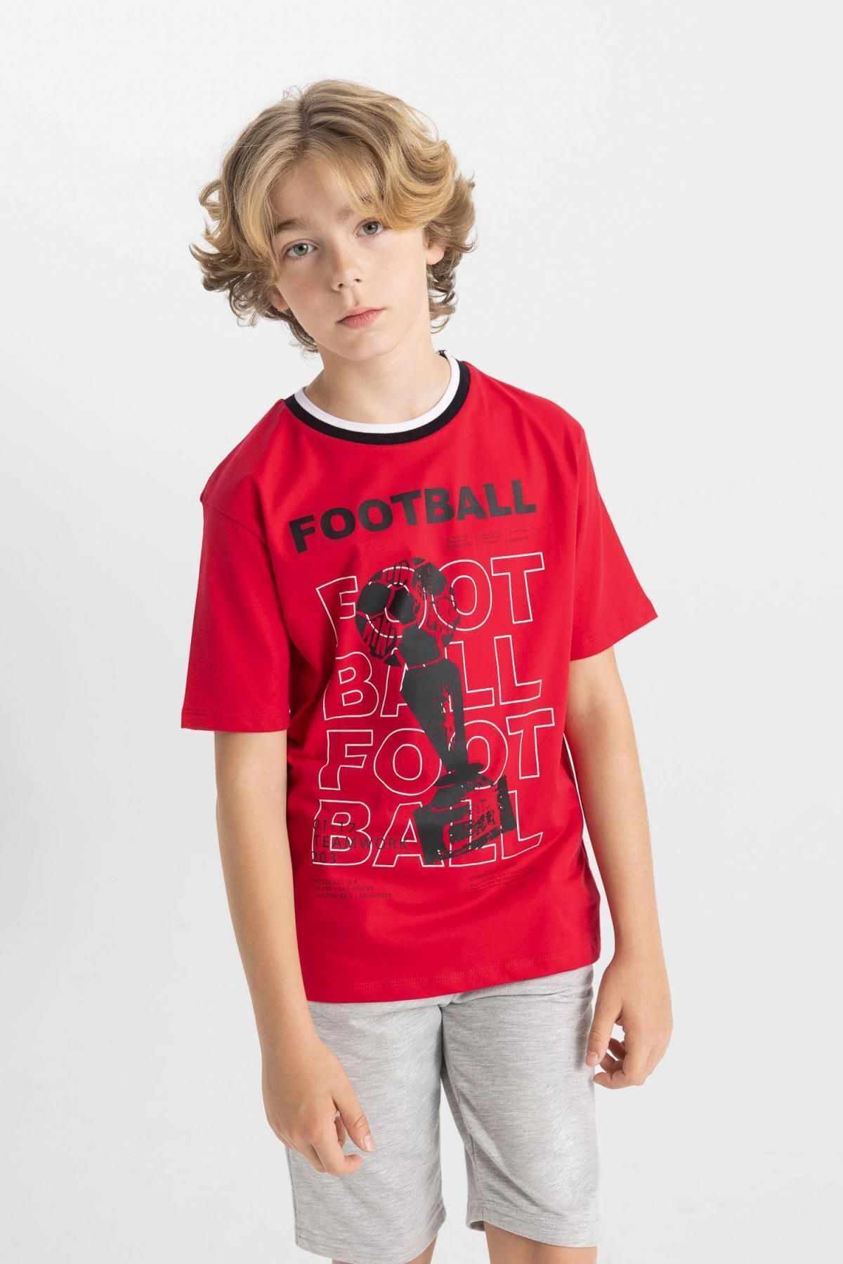 تی شرت پسرانه دفاکتو | C6500A824HS Defacto - Image 4