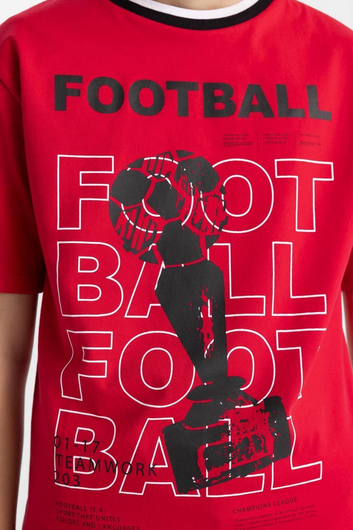 تی شرت پسرانه دفاکتو | C6500A824HS Defacto - Image 5