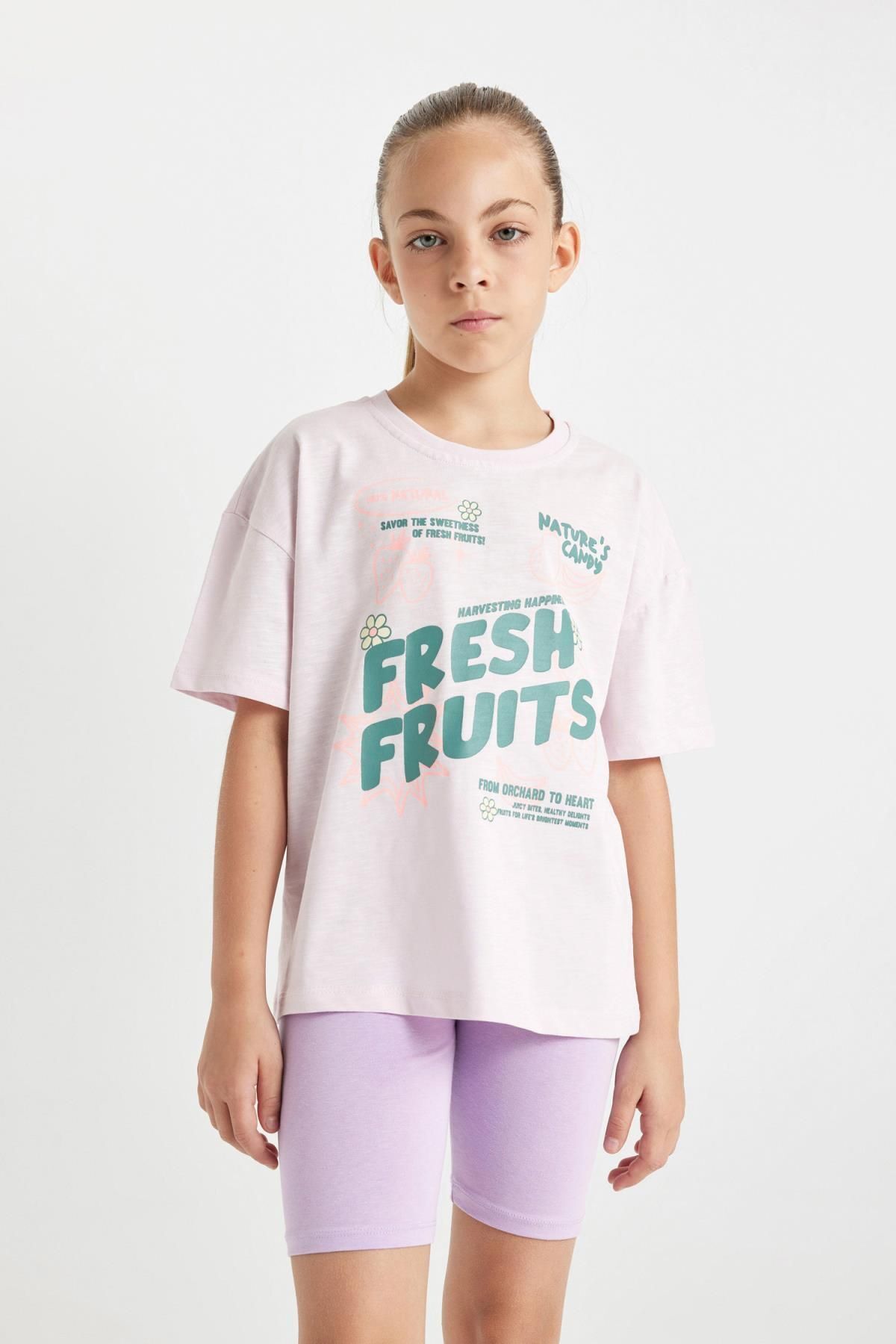 تی شرت دخترانه دفاکتو | D0873A824HS Defacto - Image 3