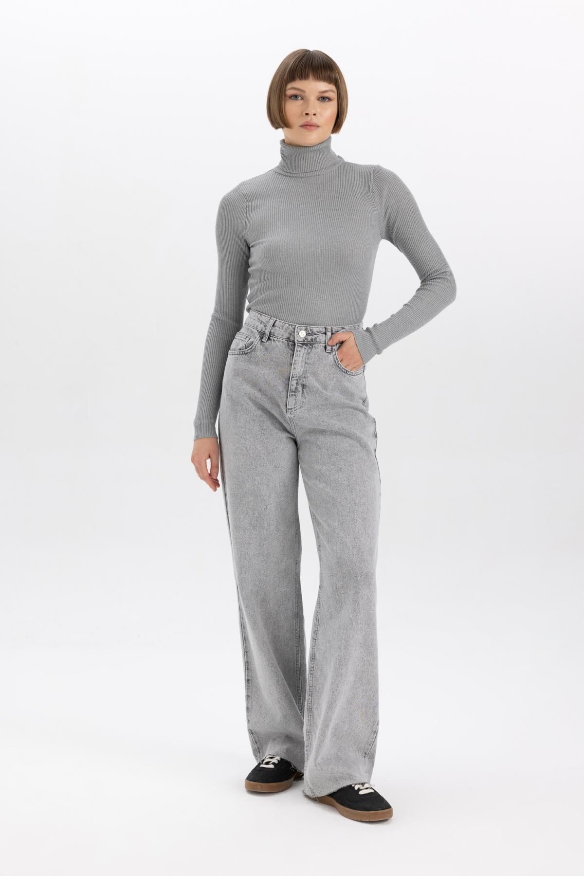 بافت زنانه دفاکتو | B2092AX23WN Defacto - Image 2