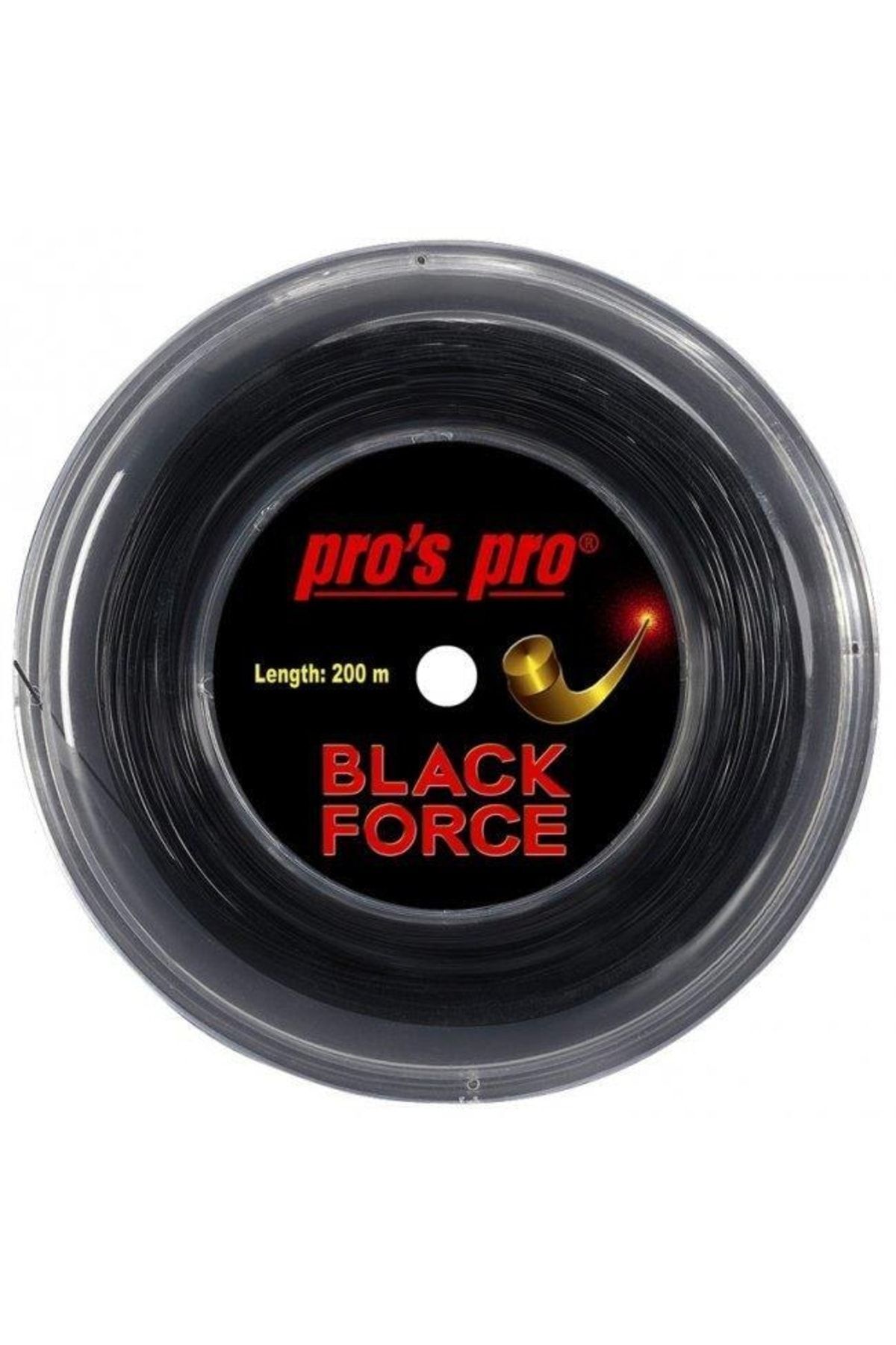 Pro's Pro-Black Force 1.24 200 Meters Tennis Racket Strings For Tournament Players And Professionals 1