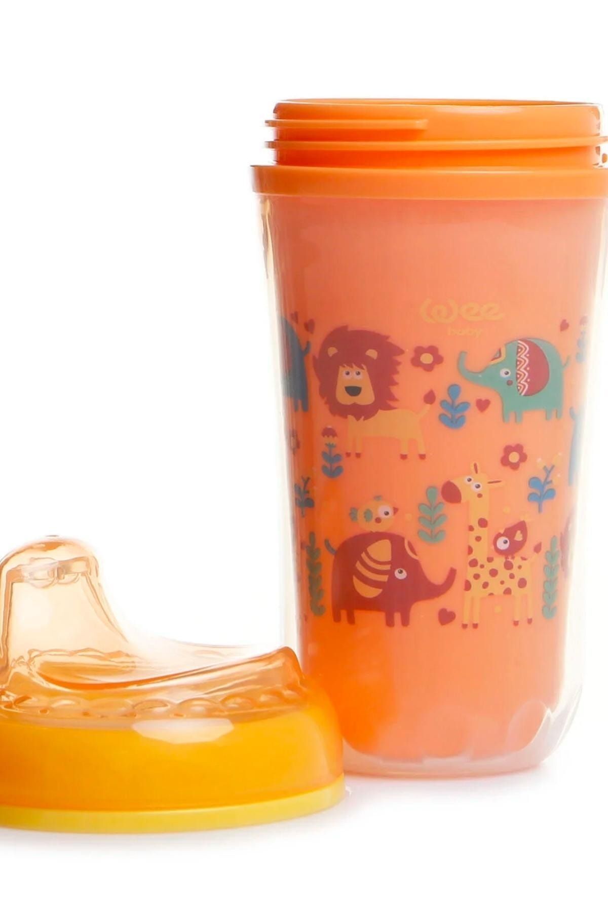 Wee Baby Wee 353 Yalıtımlı Alıştırma Bardağı Turuncu fotoğrafı 3 (önizleme)