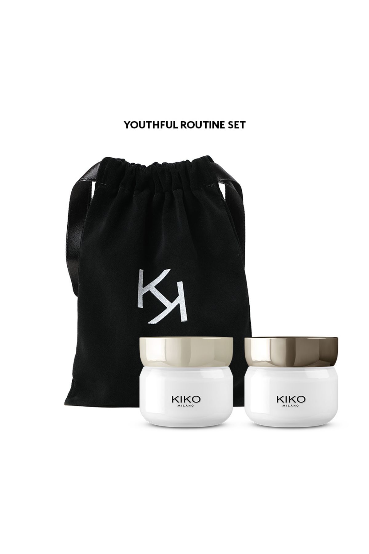 НАБОР БАРХАТНОЙ СУМОЧКИ KIKO YOUTHFUL ROUTINE 8477995435999