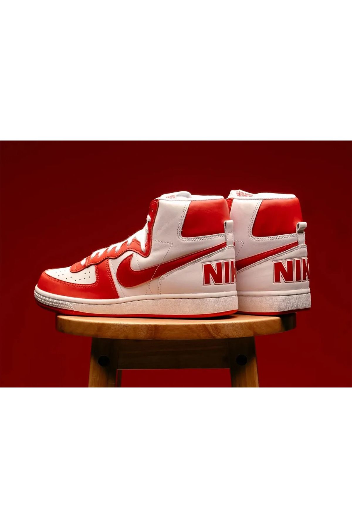 Nike Terminator High University Red and White L M TED ED T ON FJ4454 100 BASKETBOL