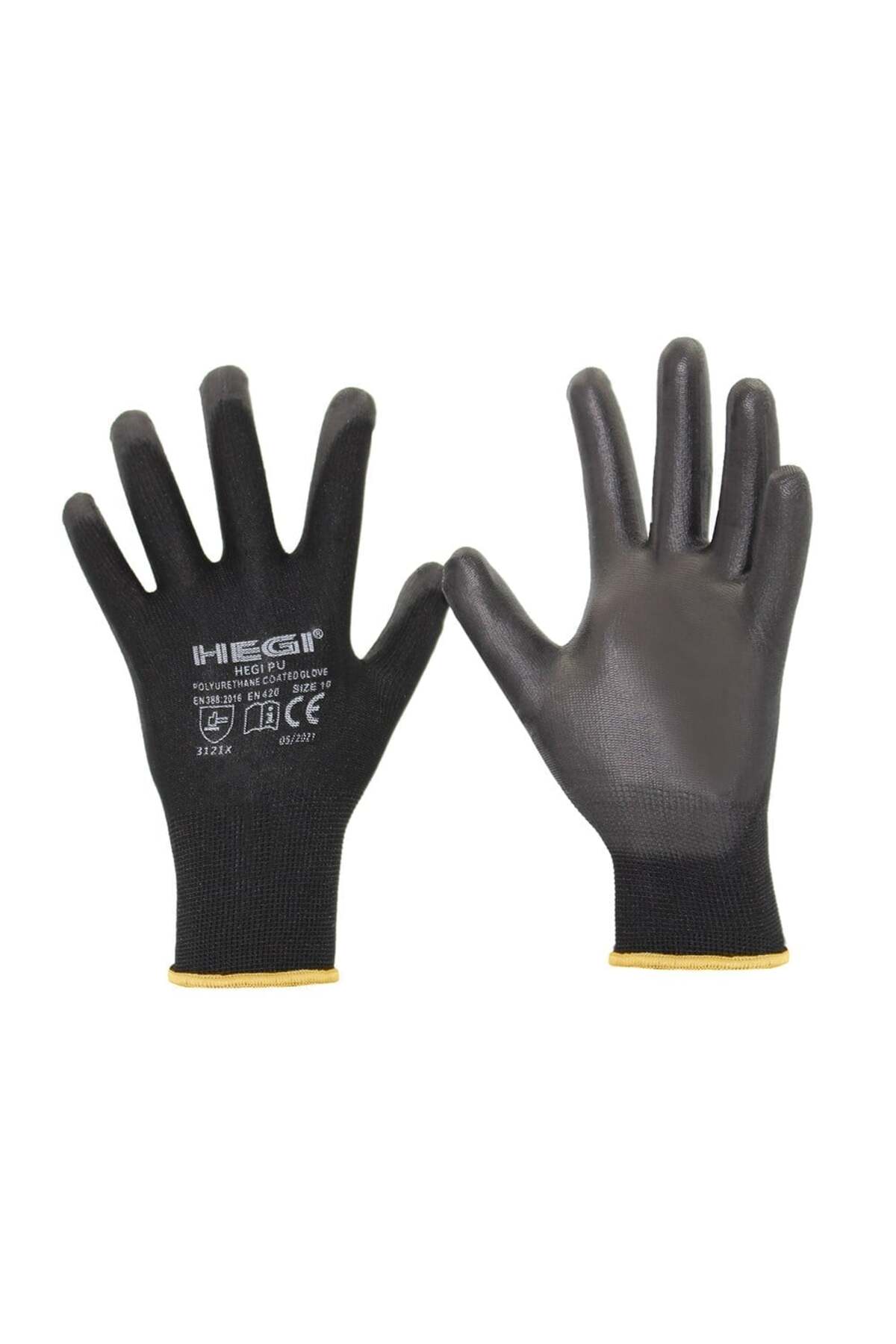 ERY İş Güvenliği Hegi Pu Kaplı Polyester Eldiven