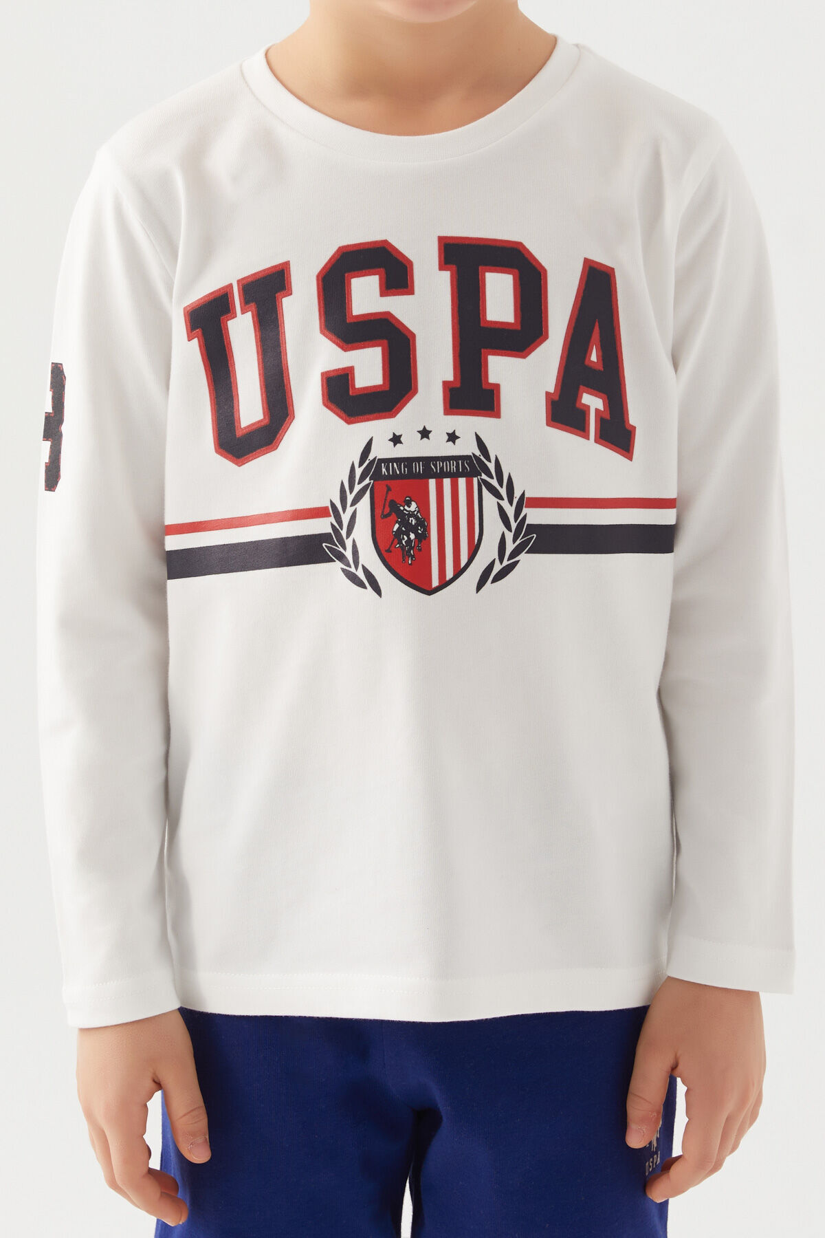 ست پیژامه پسرانه طرح دار فاق نرمال آستین بلند | یو اس پولو U.S. Polo Assn. TYC6XA8S4N169259826015620 - تصویر 4