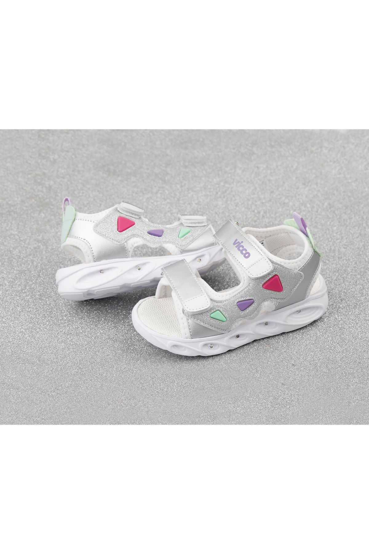 Vicco Sandale Hilda Gri Pentru Bebeluş - Model 321.b24y.204-11 Masculin - 25