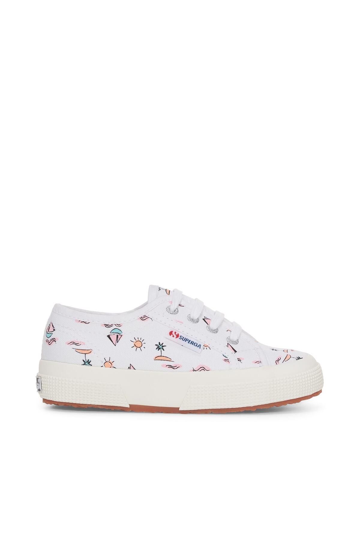 کفش کتانی سفید پسرانه 2750 Kids Sea Print Superga