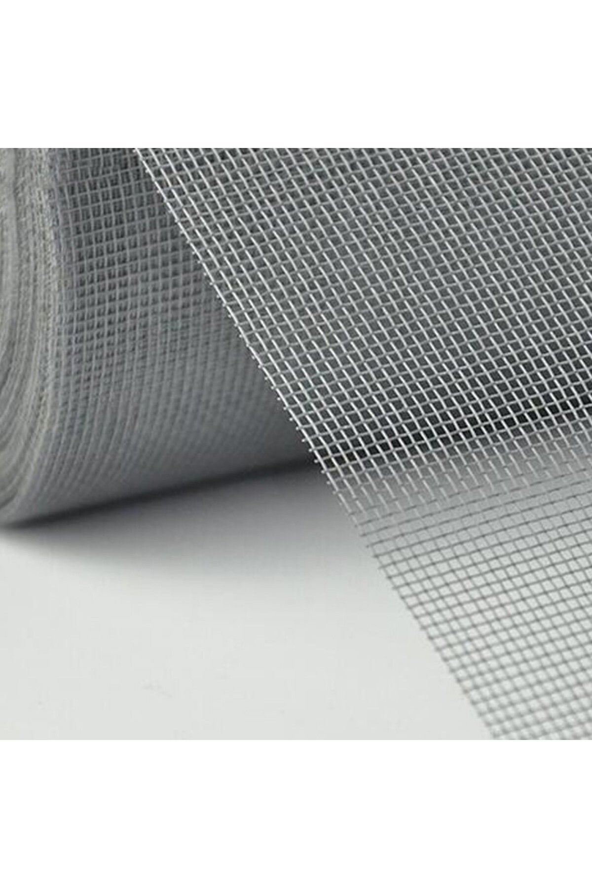 AZRAYAPI Fiberglass 140 Cm X 30 Mt (1 TOP = 42 M²) Ebatlarında Menteşeli Sineklik Tülü Gri Renk