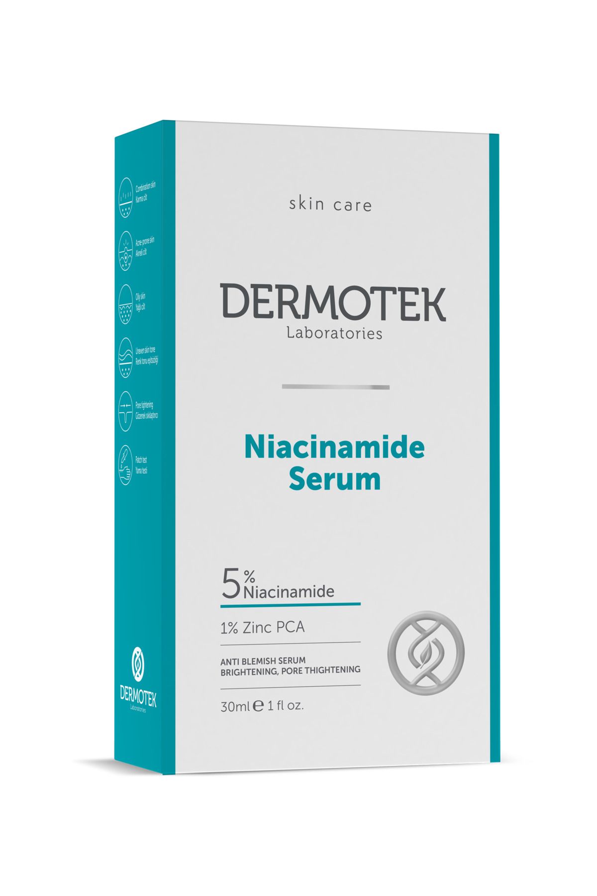 Dermotek Laboratories Ниацинамидная сыворотка 5% Ниацинамид 1% цинка 30 мл 8697581240240