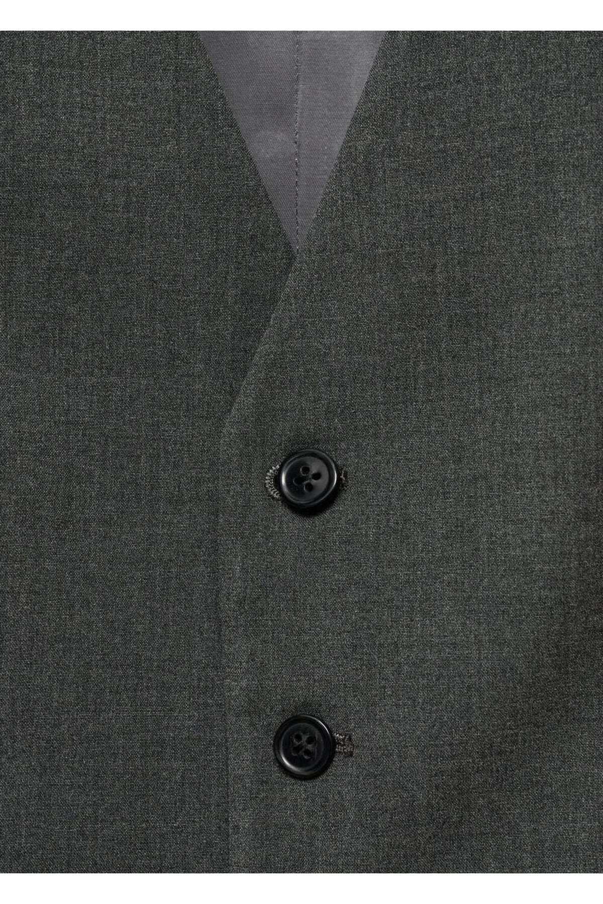 ژاکت مردانه خاکستری منگو | 77080568 اورجینال - تصویر 8