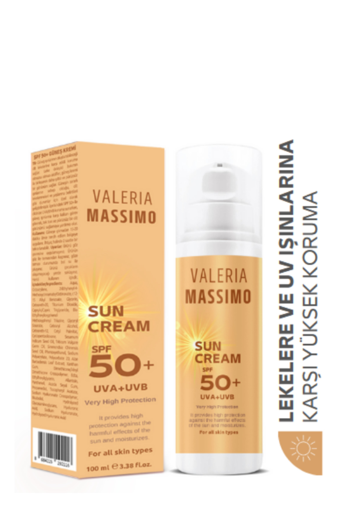 SPF 50+ Yüksek Koruma Güneş Bakım ve Bronzlaştırıcı Tatil Seti 3'lü — güneş set 3 — تصویر 3 از 4