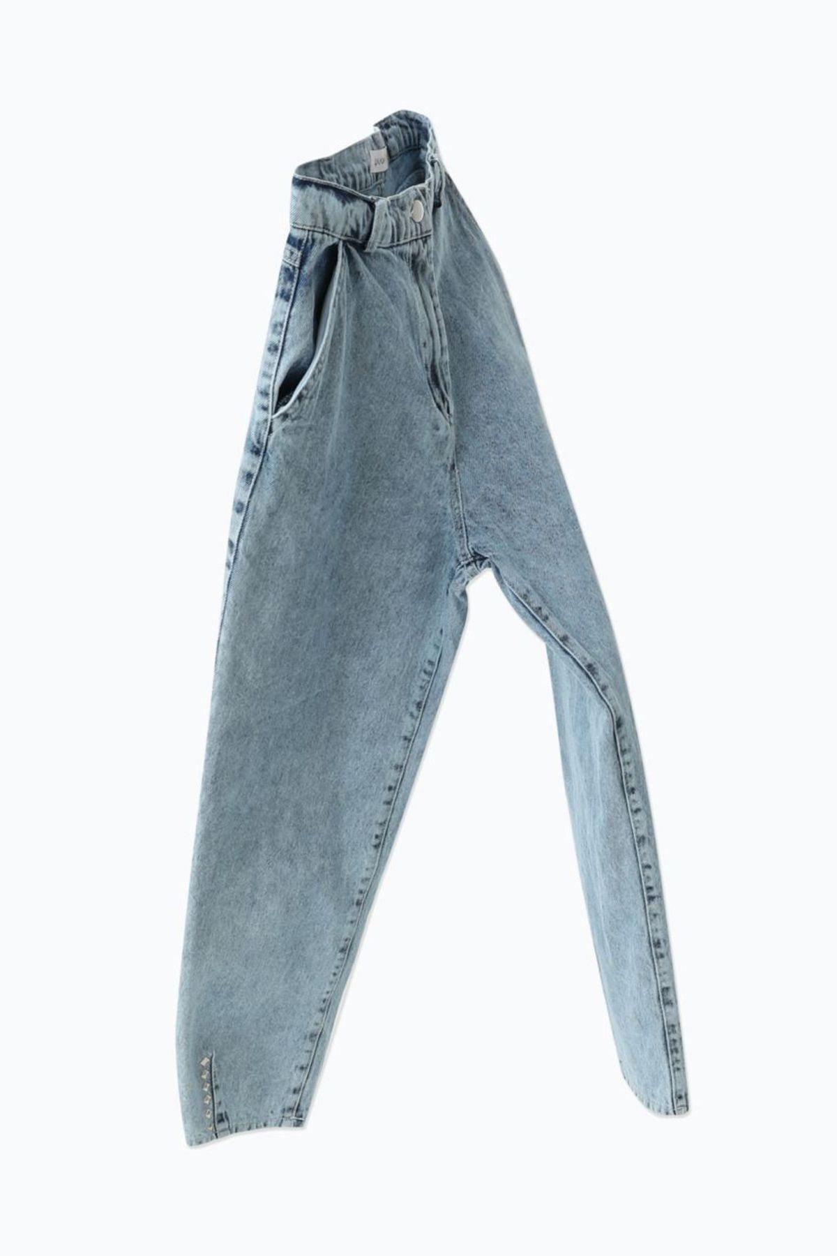 Puane-Lycra Free (Get Patterns Small-1 Size Larger) Ankle Length Jeans with Stapled Legs 18113 4