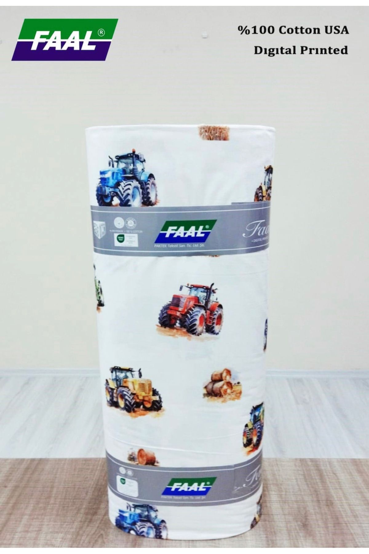 Sefaoğlu tekstil-Poplin Fabric Single Sheet and Pillowcase - Digital Print 6