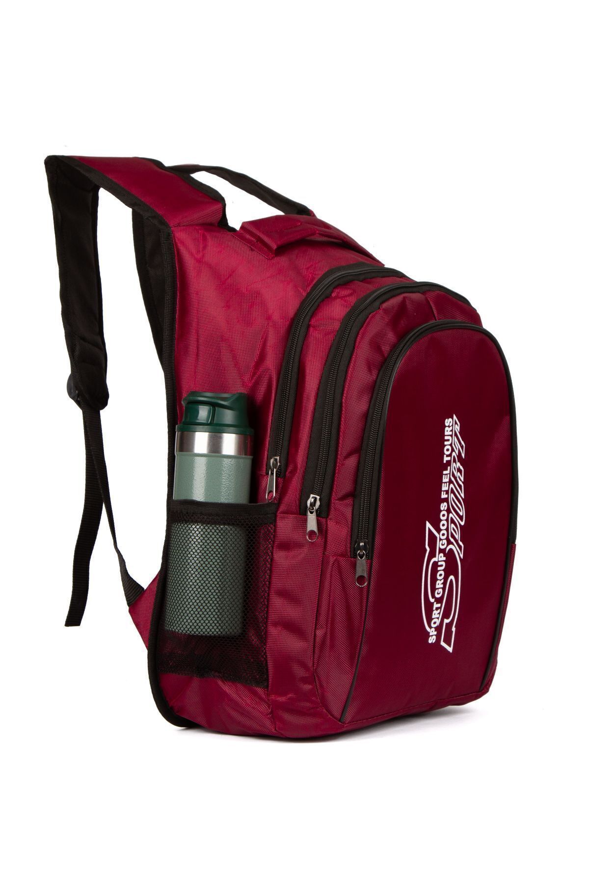 Av A Dos-Non-Sweat High School and Large School Bag with Orthopedic Support - Multi-Compartments and Compartments 2