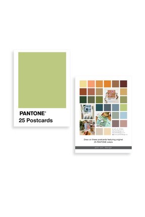 Poli Art Design Pantone 25 ad. Toprak renler Postcards Scrapbooking Sanat Kar...