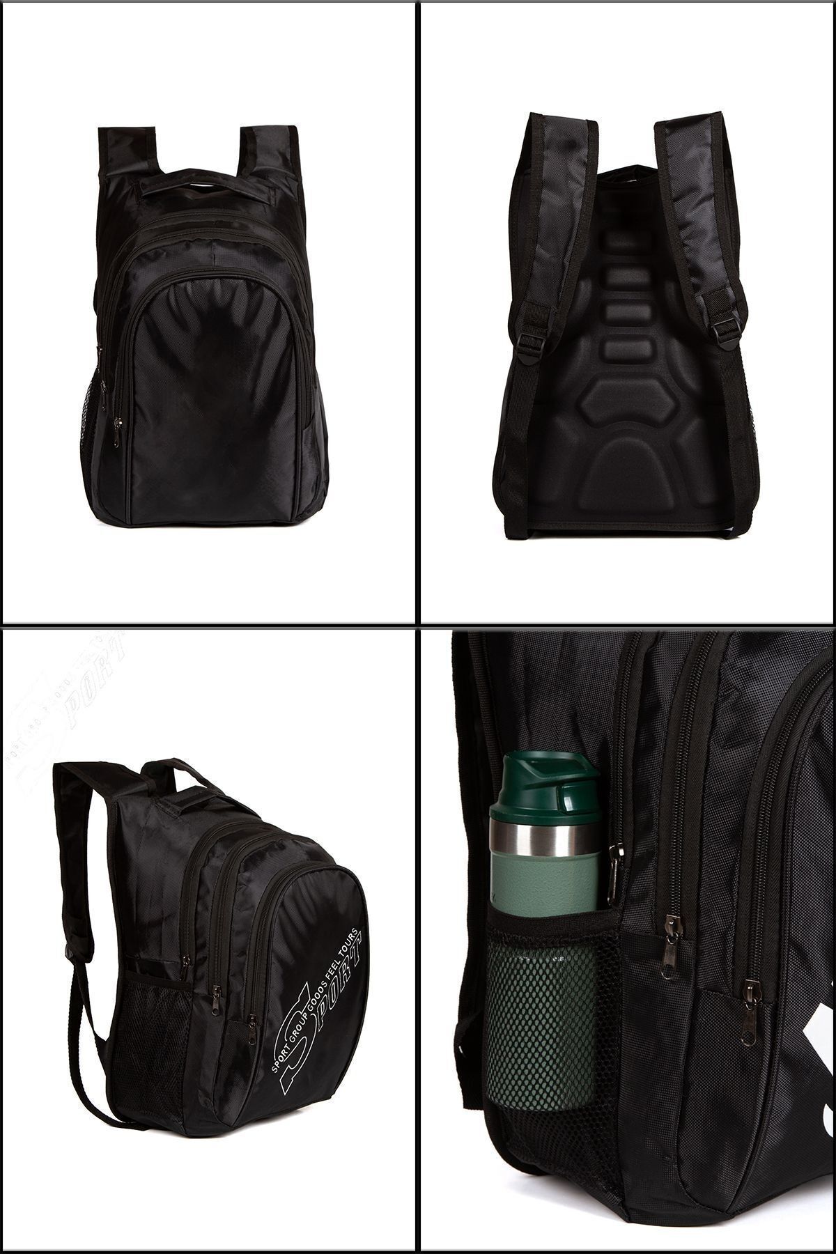 Av A Dos-Non-Sweat High School and Large School Bag with Orthopedic Support - Multi-Compartments and Compartments 5