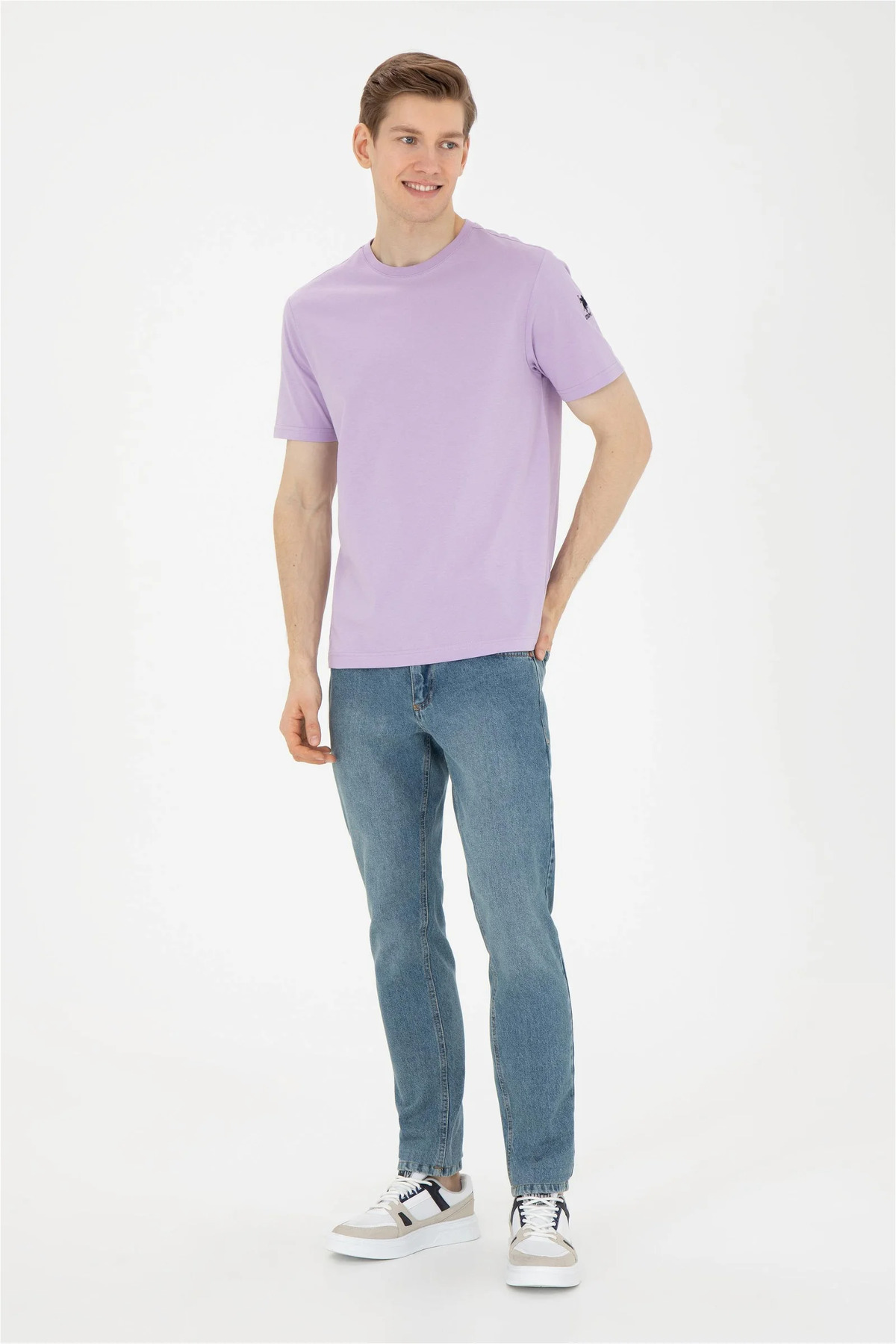 تیشرت مردانه بورگوندی یو اس پولوU.S. Polo Assn. | SZ01101847633VR اورجینال - تصویر 4