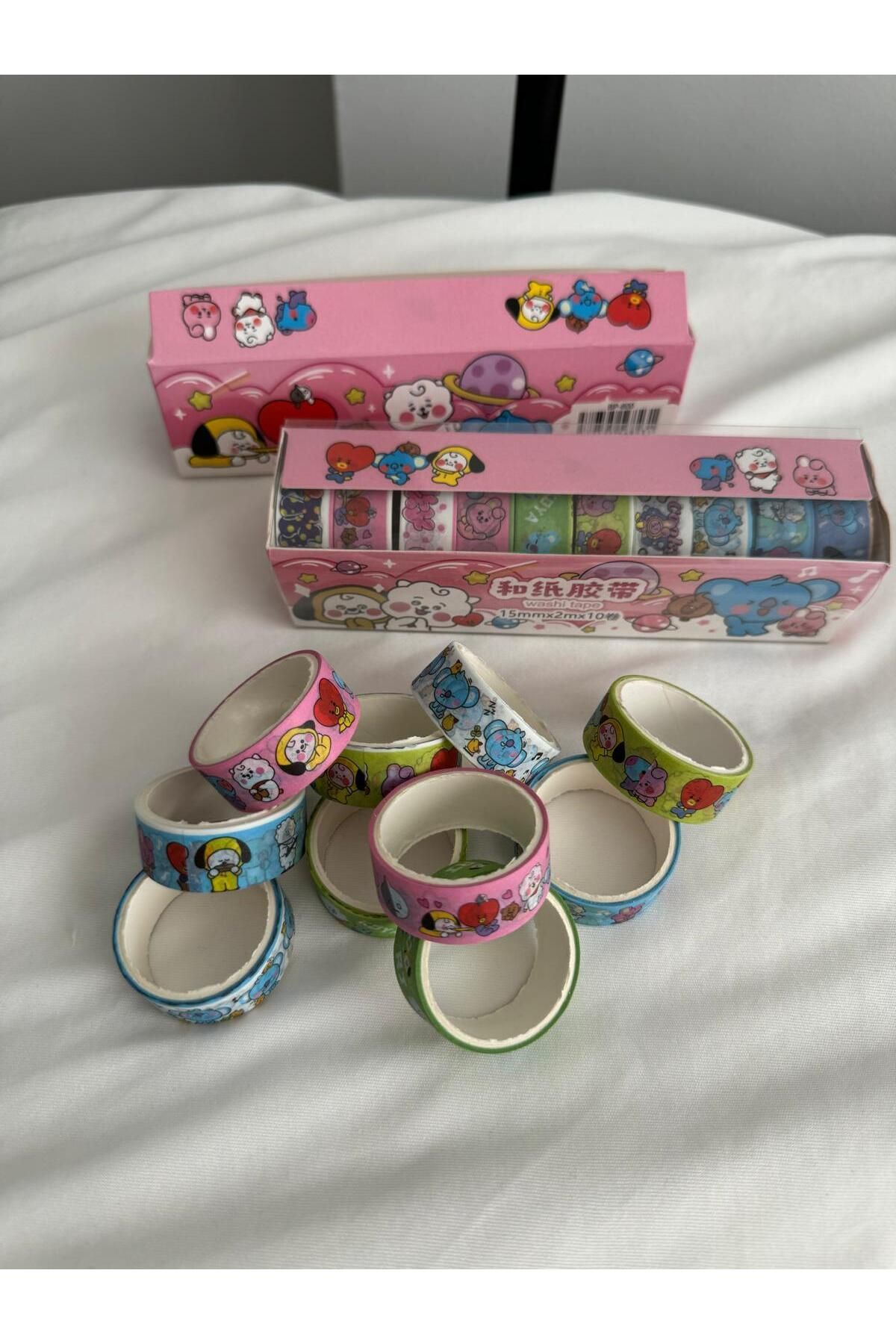 Planet Butik-BT21 10-Piece Washi Tape Set 1